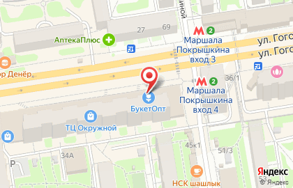 Россельхозбанк в Новосибирске на карте