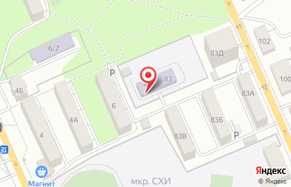 Детский сад №21 общеразвивающего вида в Центральном районе на карте