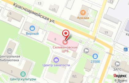 Селивановская Центральная районная больница на карте
