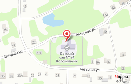 Детский сад Колокольчик №24 на карте