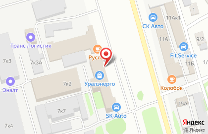 Производственно-торговая компания Неватом в Советском районе на карте