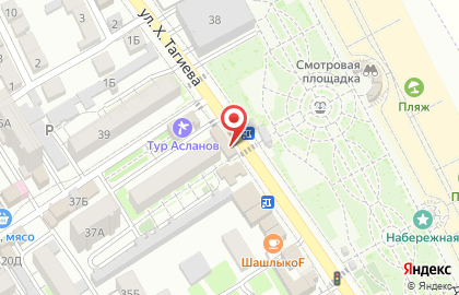 Супермаркет Континент в Махачкале на карте