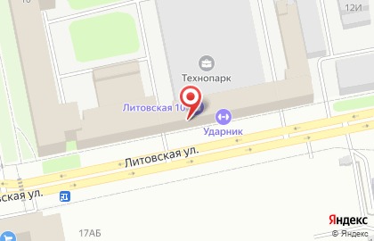 Магазин бытовой техники ТехноДом в Выборгском районе на карте