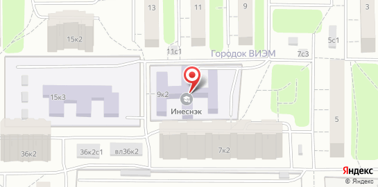 Частная школа и детский сад Инеснэк на улице Рогова на карте