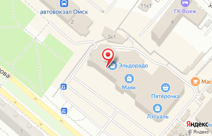 Салон Мегафон в Омске на карте