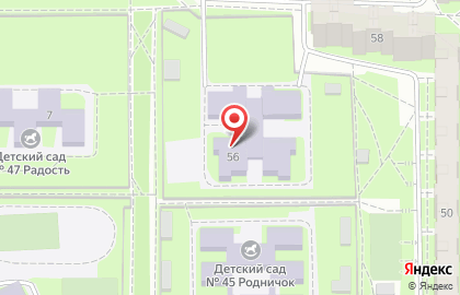 Псковская инженерно-лингвистическая гимназия на Юбилейной улице на карте