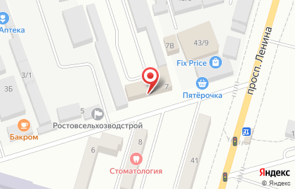 Торгово-сервисный центр Автомобилист-3 на улице Шолохова на карте
