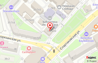 Центр паровых коктейлей HookahPlace на Новорязанской улице, 31/7 к 24 на карте