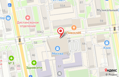 Магазин женской одежды Glance на улице Суханова на карте