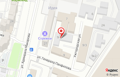 Русклимат-Уфа на улице Генерала Панфилова на карте