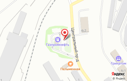 Автомойка Газпромнефть в Центральном проезде на карте