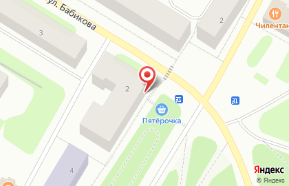 Универсам Пятёрочка на улице Ленина на карте