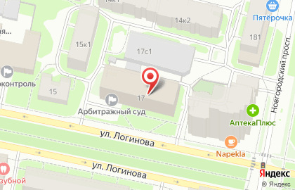 Типография А4 в Архангельске на карте