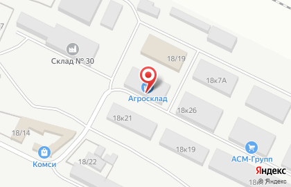 Агросклад на карте