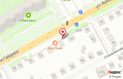 Best food в Автозаводском районе на карте