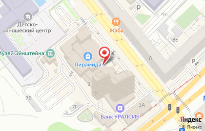 Магазин развивающих игрушек Маленький гений на Краснознаменской улице на карте