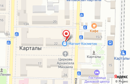 Салон связи МегаФон на улице Пушкина на карте