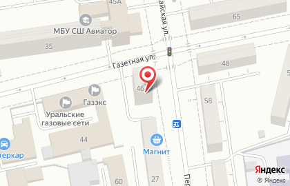 Ателье Бон-тон на Газетной улице на карте