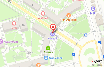 Агентство недвижимости Колвэй на Привокзальной площади на карте