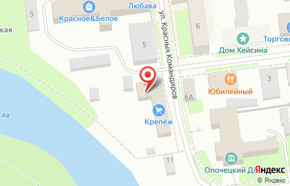 Учебно-курсовой центр на улице Красных Командиров на карте