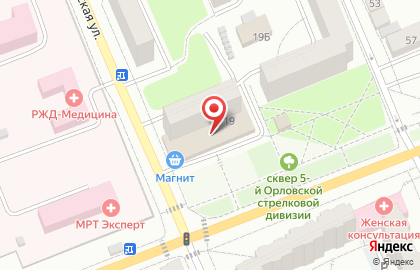 Служба доставки DPD в Железнодорожном районе на карте