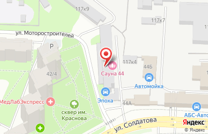 Торговая компания АВЕРОН в Свердловском районе на карте
