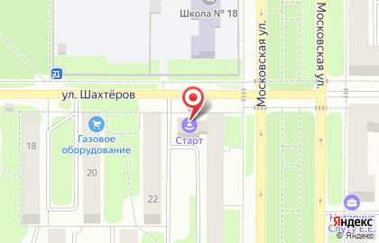 Автошкола Старт в Новомосковске на карте
