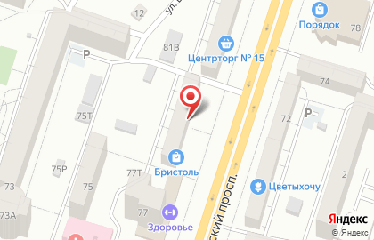 Парикмахерская Леди в Левобережном районе на карте