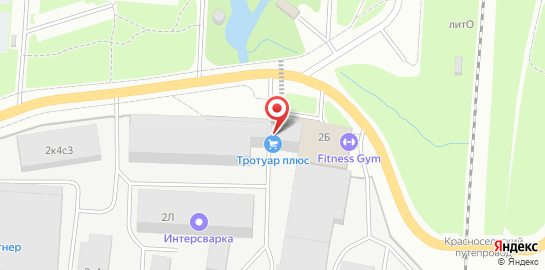 Петровские бани в Красном Селе на карте