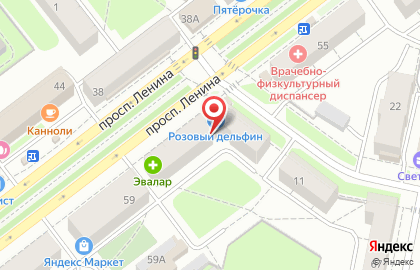 Офтальмологический центр Реалайз на проспекте Ленина на карте