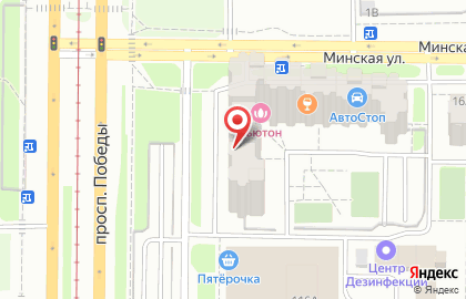 Эстетическая клиника Beauton в Советском районе на карте