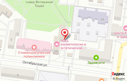 Экспертно-консультационный центр Экспертно-консультационный центр на Октябрьской улице на карте