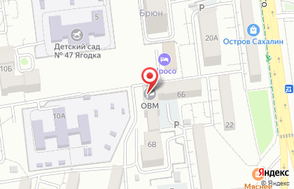Отдел по вопросам миграции Управление МВД России по г. Южно-Сахалинск в Южно-Сахалинске на карте