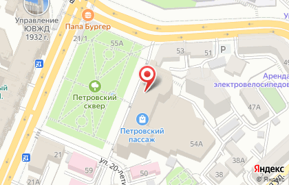 Книжный клуб Петровский на улице 20-летия ВЛКСМ на карте