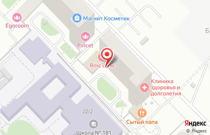 Продуктовый магазин Пикник на улице Краснолесья на карте