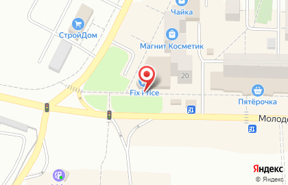 Магазин одной цены FIX price в Жигулёвске на карте
