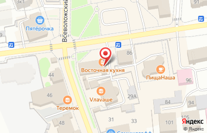 Магазин эротических товаров Bruno на Всеволожском проспекте на карте