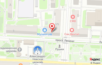 Музыкальный магазин Музшоп.рф на карте