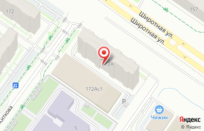 Юбилейный, ОАО Тюменская домостроительная компания на Широтной улице на карте