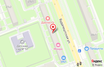 Продуктовый магазин в Санкт-Петербурге на карте