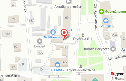 Магазин хозяйственных товаров Альфа на карте