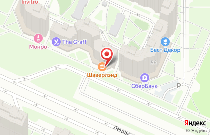Кафе Еврик в Красносельском районе на карте