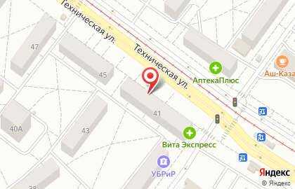Магазин мясной продукции Ариант на Технической улице, 41 на карте