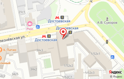 Кофейня Кофе с совой на Суворовской площади на карте