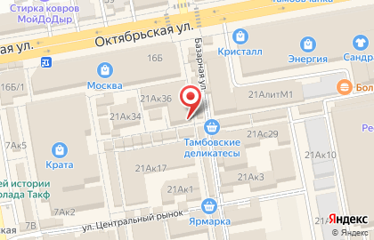 Магазин штор в Тамбове на карте