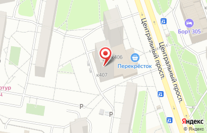 Перекресток в Зеленограде на карте