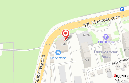 Автомастерская Центр кузовного ремонта в Свердловском районе на карте