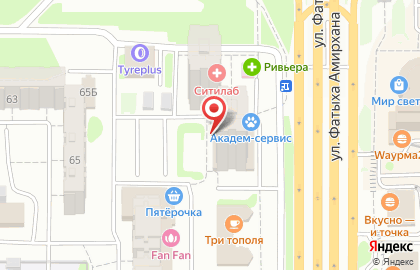 Производственно-торговая компания Мастер в Ново-Савиновском районе на карте