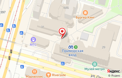 Мастерская по изготовлению ключей в Василеостровском районе на карте