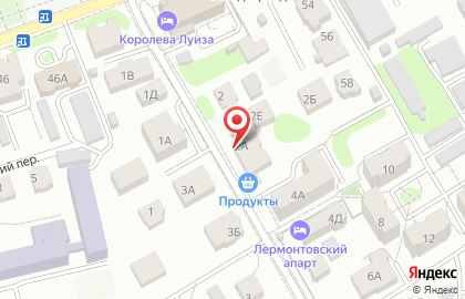 Экономъ на улице Лермонтова на карте